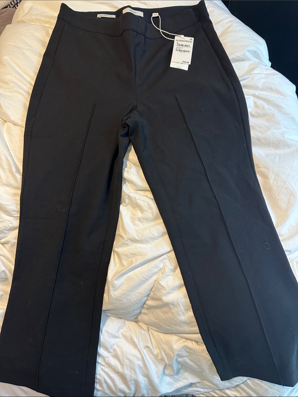 Vince Cropped Black Dress Pants - Classic Tailored Fit
